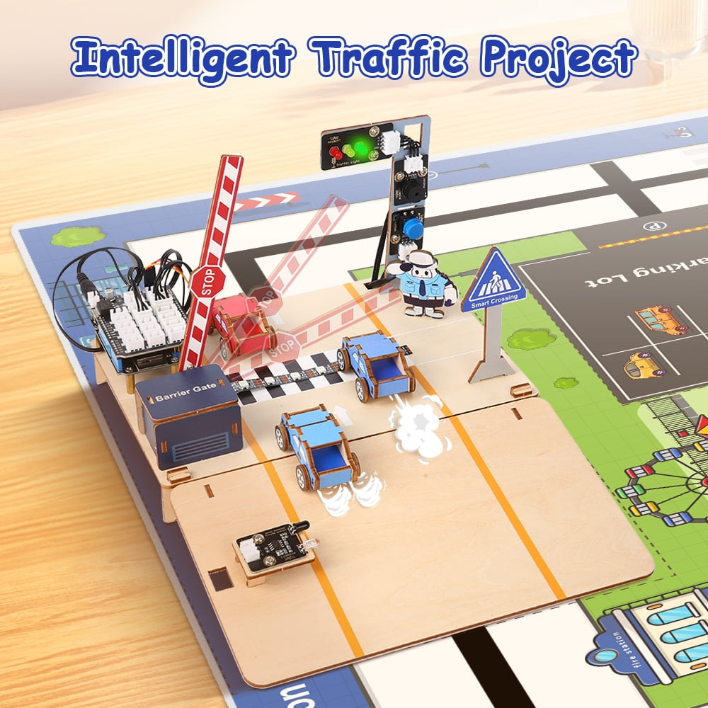 ACEBOTT ESP32 Smart Home & Transport STEM Kit – Educational Solution with Curriculum Support.