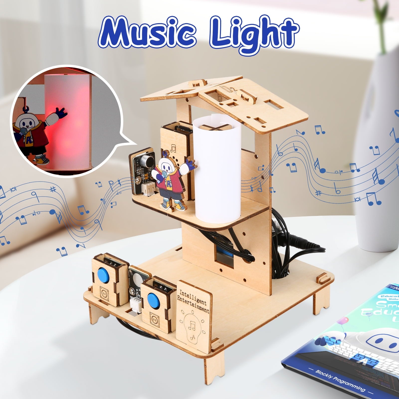 ACEBOTT 3-in-1 Smart Home STEM Education Kit (ESP32-Based, Arduino-Compatible).