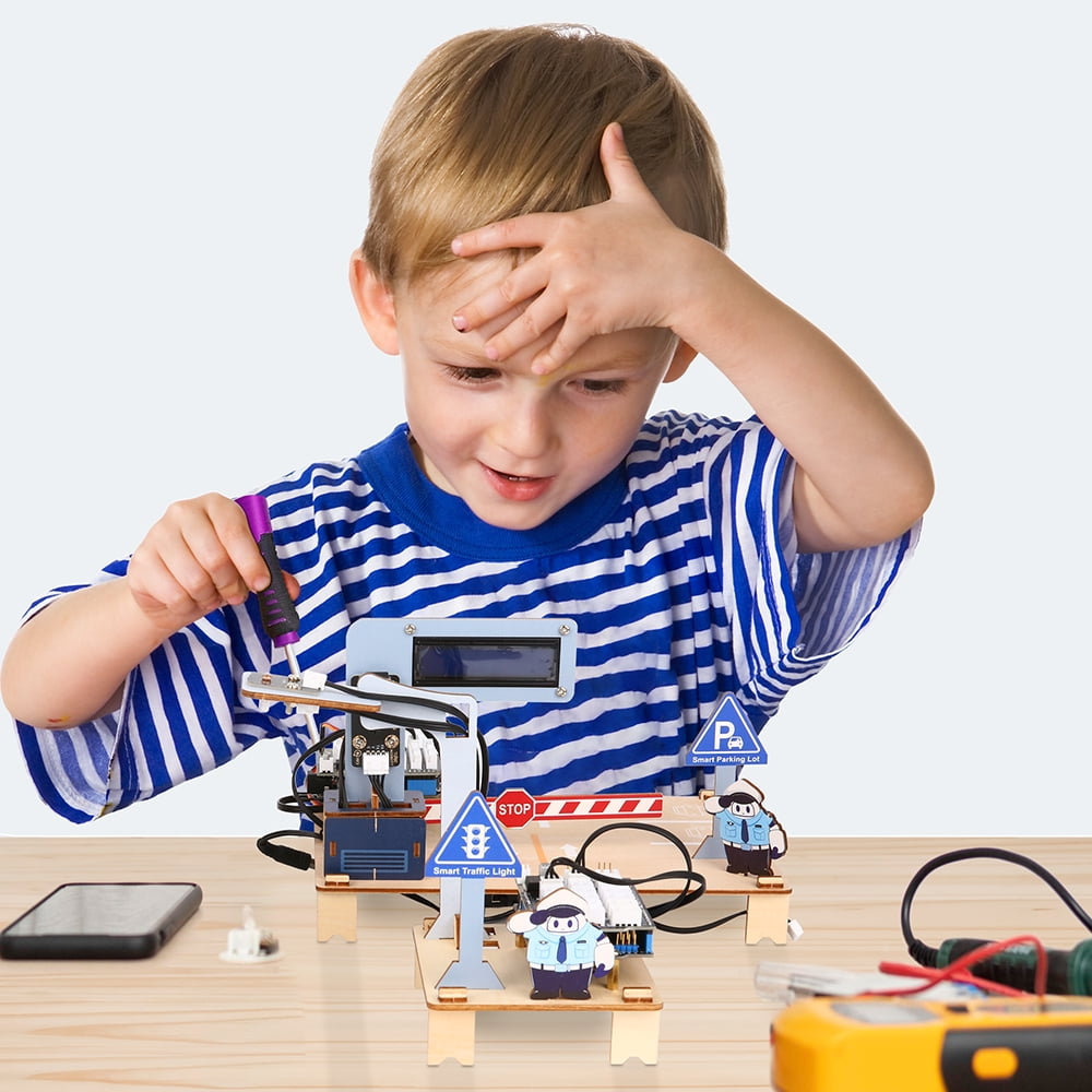 ACEBOTT ESP32 Smart Home & Transport STEM Kit – Educational Solution with Curriculum Support.