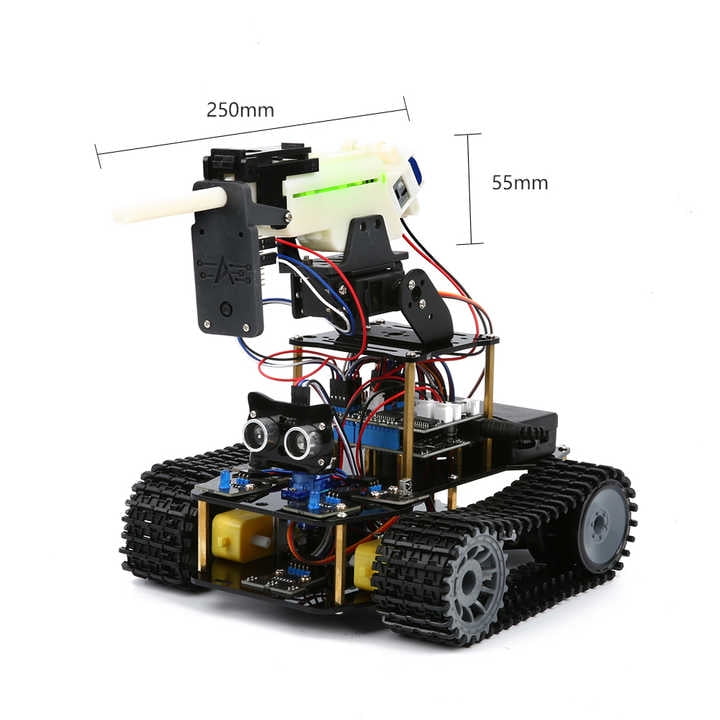 ACEBOTT ESP32 Programmable Robotics Kit – Autonomous Vehicle, Solar Tracker, and Robotic Arm for STEM Learning.