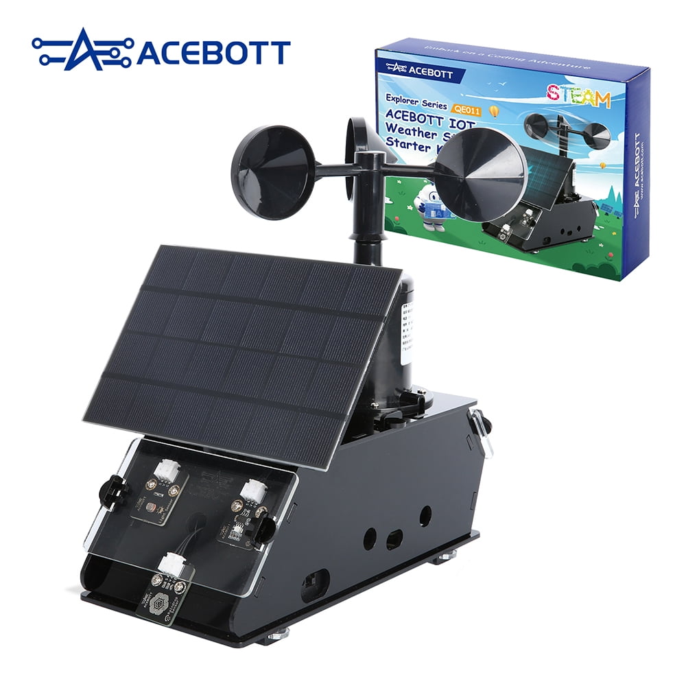ACEBOTT IoT Weather Station Starter Kit – ESP32-Based Environmental Monitoring System.
